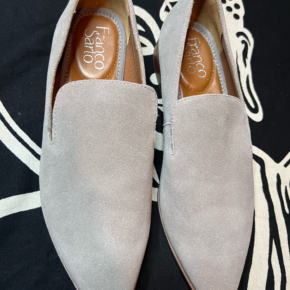 Franco Sarto Suede Slip On Flats